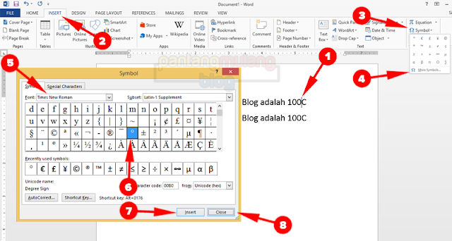3 Cara Cepat Membuat Simbol Derajat Di Microsoft Word 1557