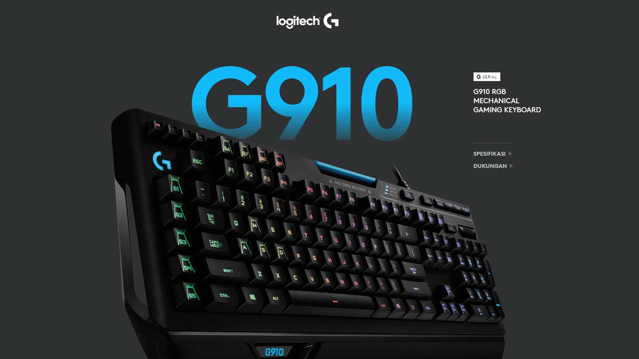 keyboard logitech gaming murah